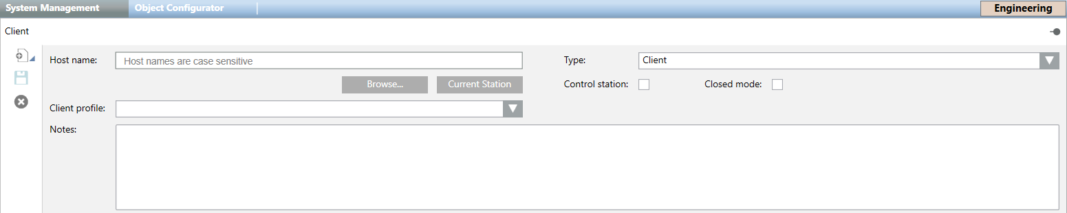 Stations: Client Settings